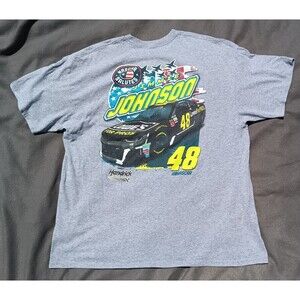 Hendrick Racing Jimmie Johnson 48 NASCAR Salutes Lowe’s For Pros Graphic Tee 2XL